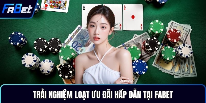 Trải nghiệm loạt ưu đãi hấp dẫn tại Fabet